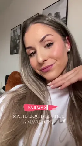 MATTE LIQUID LIPSTICK💄✨ #farmasi #farmasimakeup #makeup #makeuplover #lipstick #mattelipstick 