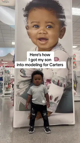This is doing NUMBERS on instagram currently so I thought I would share on here too. 📸 My son has been in Target for some months now & I just wanted to share how we were able to make this happen for other parents out there! There are OTHER ways to get your child into modeling, you don’t have to sign up to kidscasting, this is just what I DID. 💛 If you’ve seen him in your Target comment where 👇🏾🥰 #babyboy #babymodel #babymodels #toddlermodels #photography #cartersclothing #target #carters #momhood #motherhood #MomsofTikTok #fatherhood #toddlersoftiktok #FamilyFun #sahm #blackbabies #curlykids #infants #modelingtips 