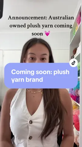 I’ve been waiting for the right time to share this with you guys, and now that it’s in production I am excited to announce my new yarn brand coming soon! This yarn is the exact type of yarn that i use to make my plushies, it’s buttery, velvety, fluffy and super soft! I haven’t seen anything remotely close in store here in Australia so I can’t wait for you all to be able to have access to this gorgeous yarn! #crochettiktok #crochet #plushyarn #chenilleyarn #yarnaustralia #yarnbusiness #amigurumiyarn #amigurumi #fyp #crochetaustralia #australianbusiness 