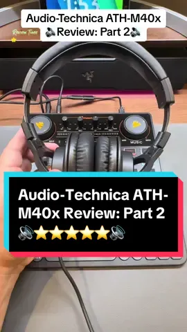 Tino reviews the @Audio-Technica USA  Audio-Technica ATH-M40x Professional Monitor Headphones. Love these budget friendly, professional headphones. The sound quality is amazing. Highly recommend. Two thumbs up 👍👍 #audiotechnica #athm40x #techreview #techreview #gadgetreview #tinoreviews #headphones #overtheearheadphones #audiophile 