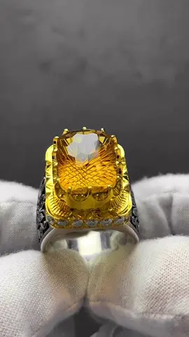 Citrine stone  Beautiful handmade pure silver ring  #azzygems #citrine #plzzviewsproblem😭 #plzzviewsproblem😭 #growmyaccount✅ #growmyaccount✅ #unfrezzmyaccount #unfrezzmyaccount #tiktoksupportme #tiktoksupportme #followers➕ #viralvideo #viraltiktok 