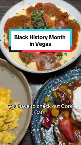 Celebrate Black History Month with soul food, unique shopping experiences and more! Which one are you most excited to try? 📷 @Las Vegas Realtor  📍@Nellie’s Southern Kitchen  📍@The Court Cafe  📍@Calabash African Kitchen  📍@Speakeasy Candle Co.  #LasVegas #Vegas #VegasFood #BlackHistoryMonth 