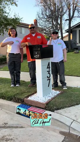 #arenascurbappeal #curbpainters #foryoupagechallenge #familybusiness #curbpainting #viral #orangecounty #california #addressnumber #curbappeal #goviral #trending 