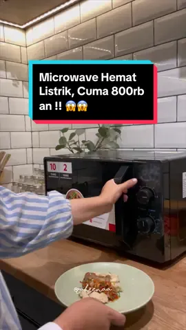 Microwave hemat listrik dan low watt dari @Toshiba Lifestyle Indonesia Daya listrik cuma 450 watt. Harganya cuma 800rb an aja !! 😱 #fyp #fypシ #fypシ゚viral #viral #viralvideo #viraltiktok #rumah #smarthome #rumahsmarthome #dapur #microwave #toshiba 
