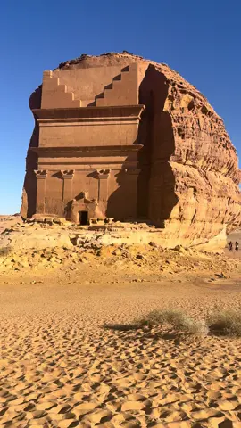 HEGRA, Alula, Saudi Arabia. The Hegra Archaeological Site (al-Hijr / Madā ͐ in Ṣāliḥ) is the first World Heritage property to be inscribed in Saudi Arabia. Formerly known as Hegra it is the largest conserved site of the civilization of the Nabataeans south of Petra in Jordan. #hegra #alula #alulamoments #visitsaudi 