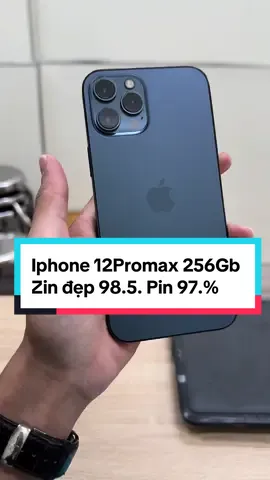 Iphone 12Promax 256Gb Blue. Pin 97. Đẹp 98.5 #Nghia44Mobile #iphone #iphonetricks #iphone12promax #apple 