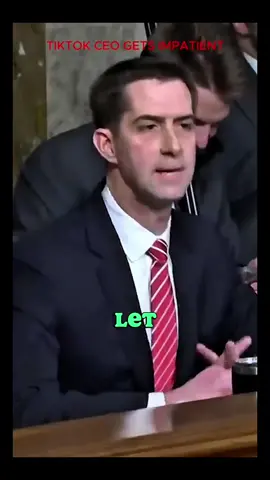 TikTok CEO Gets Impatient At Irrelevant Questions #tiktok #ceo #court #hearing #china #politics #irrelevant #stupid #question #fyp #foryou #fypシ #xyzbca #viral #trending 