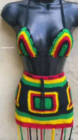 ❤️💛💚 #crochet #croche #reggaecrochet #fyy #foryou #feed #moda #sharkcroche 