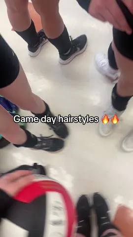 #gameday #hair #lr #louis riel #volleyball 