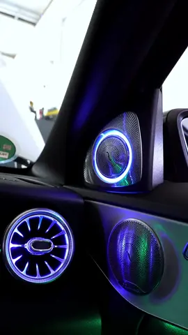 Mercedes Interior Light-Upgrades 🥶 #mercedes #w205 #ambientlight #s205 #mercedesinterior #c63amg #mercedesinterior 