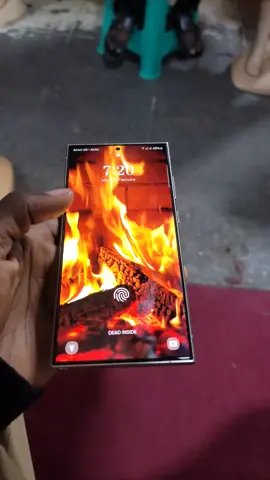 Samsung S24Ultra fire wallpaper 