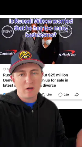 Is Russell Wilson worried that he has too many bathrooms? Tracking how long it takes him to score as many TDs as he has bathrooms in his house #nfl #broncos 