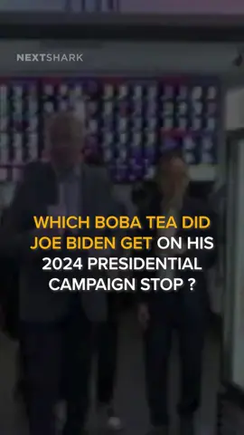 🧋One taro boba milk tea for Joe ⭐️You can read about Biden's trip to get boba on our website in our linkinbio