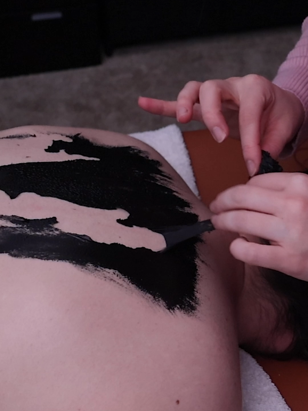 Super satisfying back mask peel | ASMR back facial healing session #asmr #asmrsounds #asmrvideos #asmrtiktoks #asmrfacial #maskpeeloff #asmrforsleep #fyp #satisfying #satisfyingsounds #satisfyingvideo #oddlysatisfying #chilibasmr