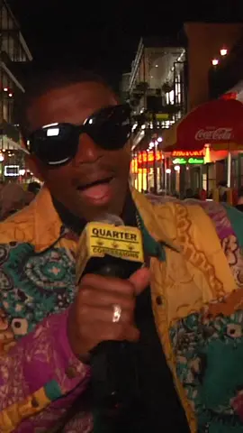 Man we outchea..it’s only up from here. S/o @quarterconfessions.  Hit that follow button @factsoverfeelingsshow #mardigras #bourbonstreet #quarterconfessions #factsoverfeelings #fyp #explore 