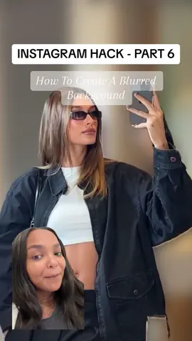 the quickest way to create a blurred background for your IG stories! #instagramhack #instagramhacksyoudidntknowabout #blurredbackgrounds #editingtips #instagramstories  Instagram hack  IG story tips Editing tips How to edit IG stories Content creator tips
