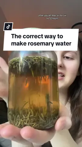 No need to spend bank on hair growth treatments when you’ve got this! #rosemarywater #rosemaryoil #hairgrowth #hairgrowthtips #herbalist #dandruff 