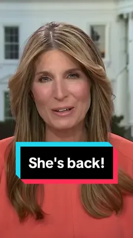 She's back! Nicolle Wallace has returned from maternity leave to host MSNBC's Deadline: White House.