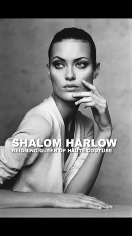 Reigning Queen of Haute Couture, Shalom: The World's Most Beautiful Square-Faced Supermodel! #shalom #shalomharlow #model #fashion #fashionweek #chanel #alexandermcqueen 