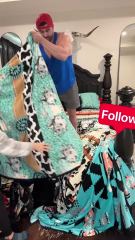 💜 Oversized Comfort!!! We have tons of our best-selling blankets. These patterns are STUNNING!! Our blankets are INSANELY soft!! Grab one today! #fyp #farmhouse #western #