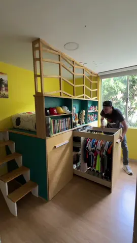 Cama con todo !!! Que bella es la carpinteria 🔨
