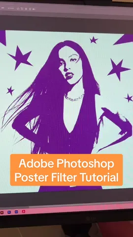 How to get a posterized effect in Adobe Photoshop ✨ #graphicdesign #graphicdesigner #graphicdesigntips #graphicdesigntutorial #designer #design #adobe #adobephotoshop #photoshop #tutorial #foryou #fyp 