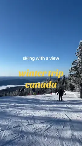 any recs on other scenic ski resorts in north america? #skiing #monttremblant #wintersports #canadatravel #skiingwithaview 