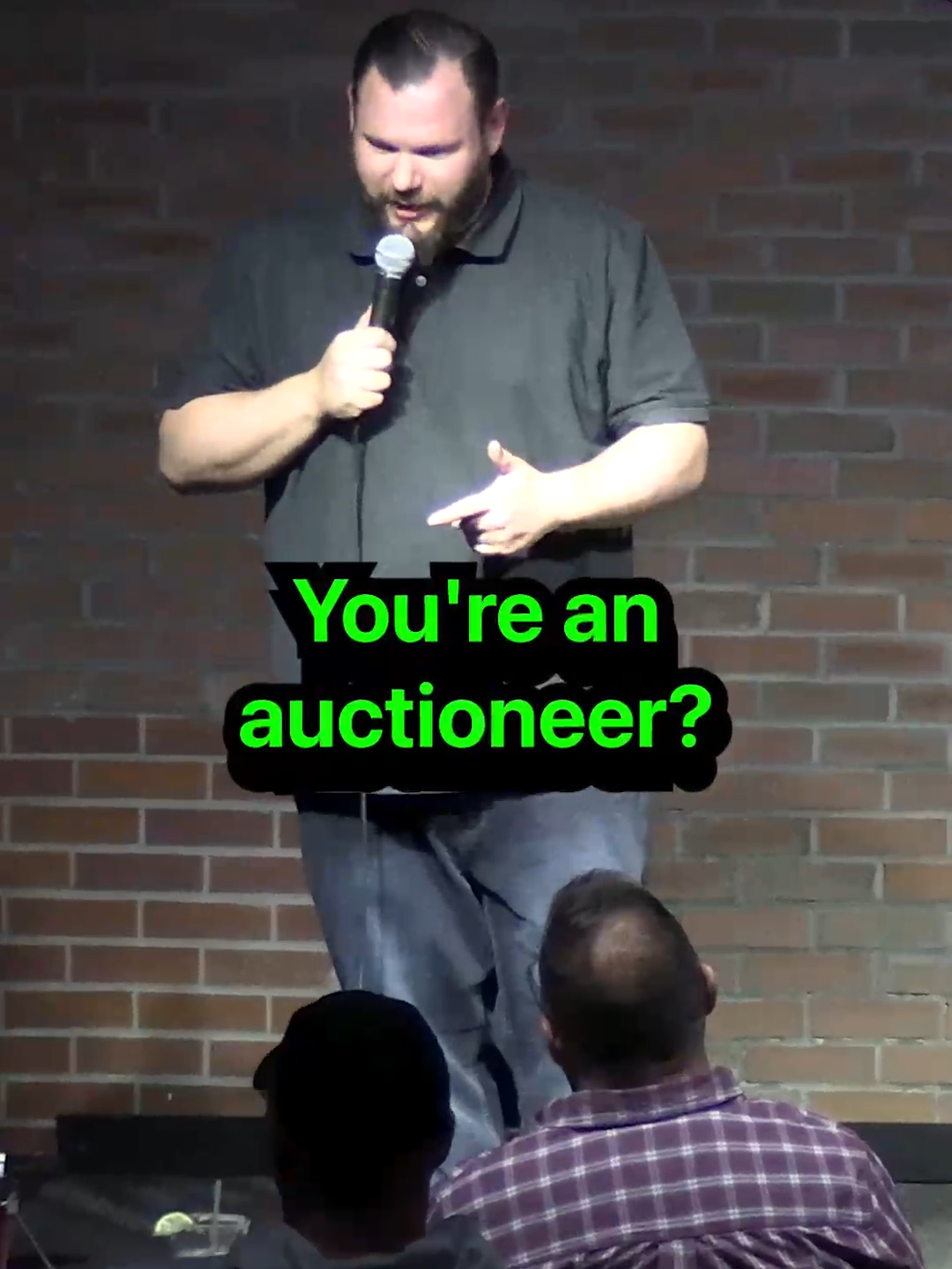 Always follow your dreams #crowdwork #statetrooper #humor #standup #comedian #funny #standupcomedy #auctioneer #jokes