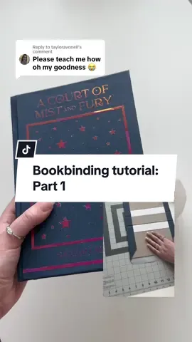 Replying to @tayloravonell part one, how to rebind your books into custom hardcovers! #bookbindingtutorial #rebindingbooks #rebinding #bookbindingtools #bookbindingtok #bookbindingathome #howtobookbind #bookbindingsupplies #rebindbooks #rebindingtutorial #specialeditionbooks 