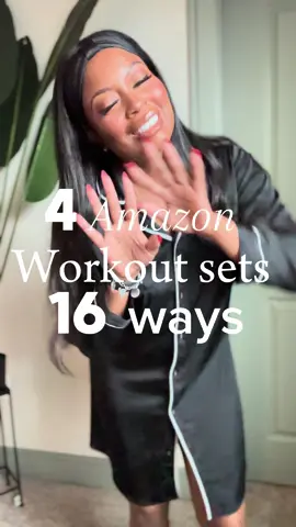 Its already a stretch for me to make it to the gym EVERYDAY! I had to find some simple yet versatile pieces to wear to the gym but two piece sets, we’re coming for you! 👊💪 #workoutsets #amazonfinds2024 