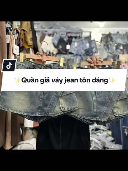 Quần GIÁ VÁY chất jean và Chân Váy Bò Ngắn, Váy Jeans#PhuNuVietNam #TikTokFashion #viral #chanvay #chanvayxinh #chanvayjeanngan #quangiavay #quangiavayjean #phoido #jean #xuhuong #banchaynhattiktok #xuhuongtitkok2023 #tuelinh #formdep #chekhuyetdiem #tondang #huongsaushop #chanvaybanchay 