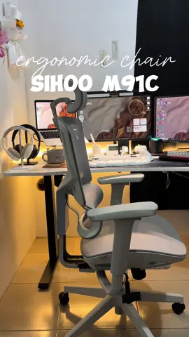 my dream chair ☁️ #sihoom91  #sihoo #ergonomicchair #gamingchair #desksetup #workfromhome #virtualassistant #vamom 