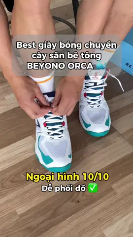 Review nhanh giày bóng chuyền beyono orca chuyên cày sân bê tông. Mình để một link mua ở miền bắc và 1 ở miền nam cho anh em tiện mua ship cho nhanh #giaybongchuyen #beyono #beyonoorca #giaybeyono #bongchuyen #giaythethao 
