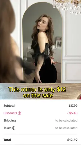 Buy it now #mirror #fullbodymirror #standingmirror #furnichichaven #TikTokShop 