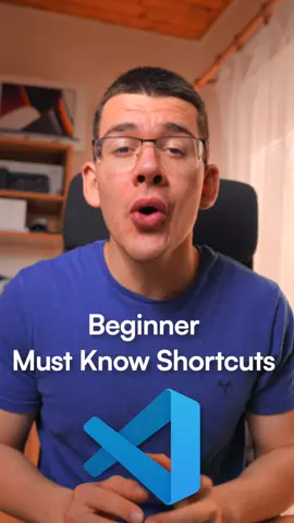 These Beginner VS Code Shortcuts are a MUST! #vscode #visualstudiocode #programming #code #coding #shortcuts