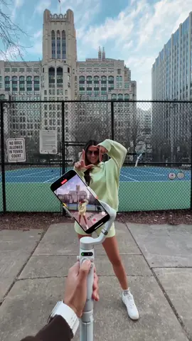 LIFESTYLE/FASHION TRANSITION IDEA 🎬⚡️📲 1) Use ultra-wide camera - shoot at 4k 60 FPS 2) Walk forward or backwards while keeping your subject centered at all times 3) While moving steadily rotate phone as you move - using a stabilizer like the one I have with built in 360 feature helps (link in bio) 4) Add motion blur when editing and speed up the video clips by 8x when turning then slow down by 50% the parts you want slowed down 🎬 Save this idea for later ✅ Model: @sabtwyman 👏 #shotoniphone #shotonmobile #shotoniphone15promax #filmmaking #cinematography #chicagovideographer #chicagophotographer #videoedits #lavideographer #losangelesvideographer #miamivideographer