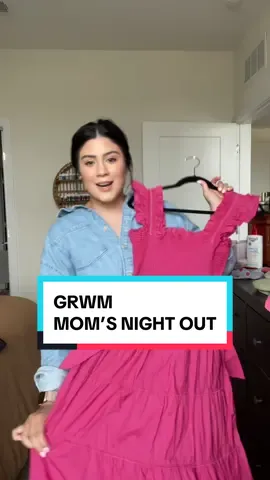 Get ready with me for my first mom’s night out! ✨ You guys, I was so anxious getting ready. Literally could not stop sweating 😅  Mom friends are something special and necessary. So excited to make meeting up with these mamas a regular thing! #momsnightout #momfriends #motherhoodjourney #millennialmom #firsttimemama #momsover30 #grwmreel 