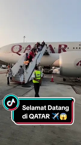 Alhamdulillah Sampai di QATAR 🇶🇦😱 #fyp #businessclasstravel #pelautindonesia🇲🇨🇲🇨 #qatar #qatarairways #hamadinternationalairport #fypシ 