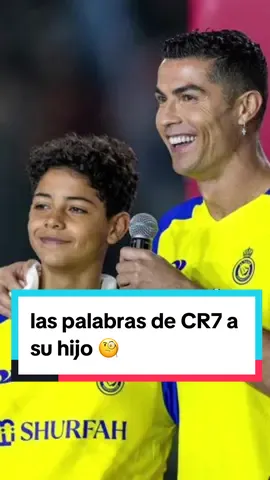 Descubre la verdad detrás de las palabras de CR7 a su hijo. ¿Disciplina o amor paternal? 🤔💬 ¡Comenta lo que piensas! ❤️⚽ #Futbol #futbal #cristianoronaldo #cr7 