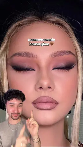 all brown matte looks 🤎 >>> #MakeupRoutine #monochromatic #allbrown #makeupartist #mattemakeup 