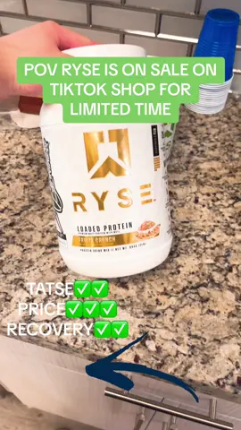 #rysesupps #ryseprotein #ryse #proteinshake #protein #gymtoks #workout #fypシ 