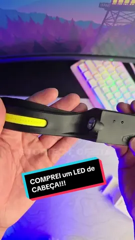 COMPREI um LED de CABEÇA!!! #led #dicadeled #dicasdeled #melhoresled #leddecabeca #naotemled #melhoriluminador #iluminaria #techtokor #techtokbrazil #techtokbrasill #techtokbrasrasil #techtokbrasilbrasil #Tech 