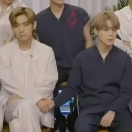 remember when Namjoon forced vmin to hold hands during an interview because they were mad at each other 😂🤣❤️ #bts#rm#jin#suga#jhope#jimin#v#jk#jimin_min7#vmin#taemin 
