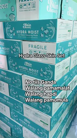 Hydra Glass Skin Set. #hydramoist #hydrasleepingmask #jskinhydramoisticewatersleepingmask 