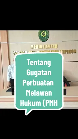 Tentang Gugatan Perbuatan  Melawan Hukum (PMH)#perdata #perkaraperdata #perbuatanmelawanhukum #pmh #lawyer #advokat #pengacara #fyp #foryou 