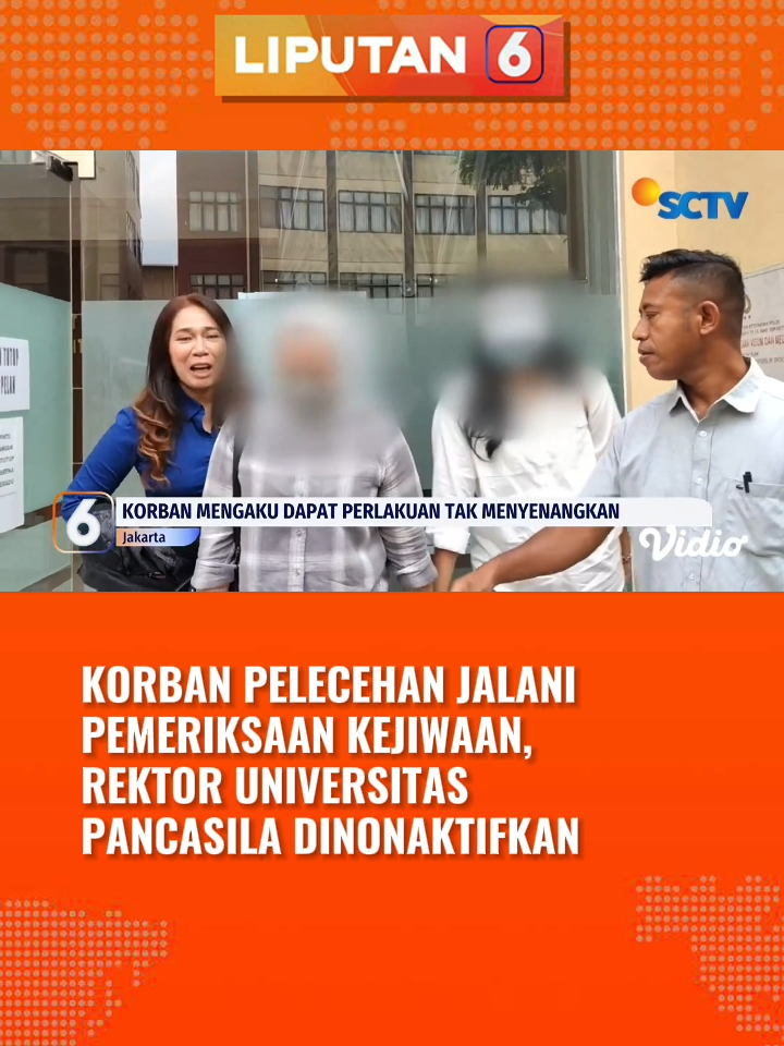 Update kasus pelecehan di Universitas Pancasila, rektor dinon-aktifkan. #rektor #universitaspancasila #rektorup #lentengagung #newssctv  #liputan6sctv  #liputan6pagi  #liputan6siang  #berita  #beritaditiktok  #beritatiktok