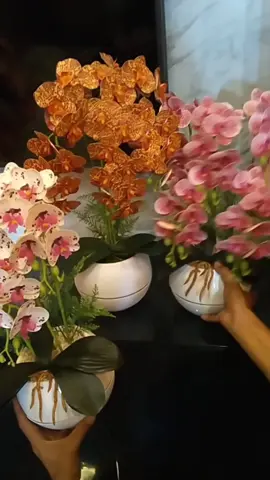 Bunga Hias Anggrek Latex 5 cabang 35 kuntum #flowers #homedecor #decoration 