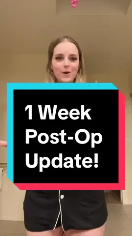 A little update on my recovery from my reduction, 1 week post-op! #reduction #liposuction #reductionandlift #educational 