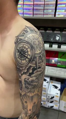 full tay âu cho a zai 🫶🏻🫶🏻🫶🏻 ace bến lức long an xăm xỏ mua dụng cụ xăm liên hệ shop e nhé ❤️❤️❤️ #tattoochihung #chihungtattoo #xuhuong2024 #tiktok 