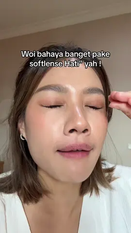 #stitch with @vaanyaa  beneran hati-hati buat yang suka oake softlense yah #softlense #bahayasoftlense #menjagasoftlense #fyp #viral #viralkan 